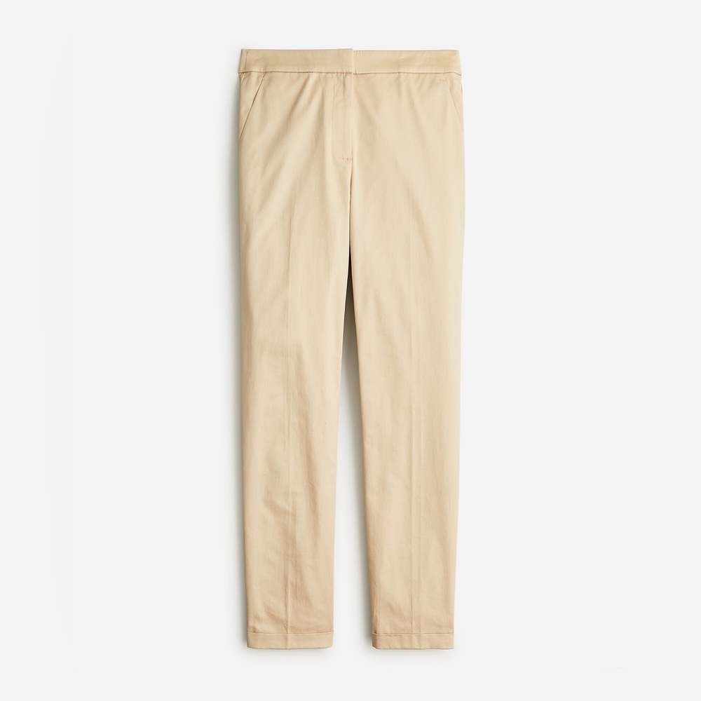 J.Crew Kate cuffed straight-leg pant in lightweight chino BP374